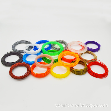Straight 3D Pen 3mm Filament Refills Plastic Foam Spools For 3D Printing Pen